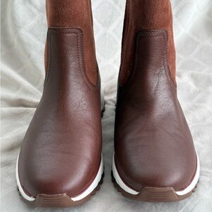 Brown Leather Ankle Boots